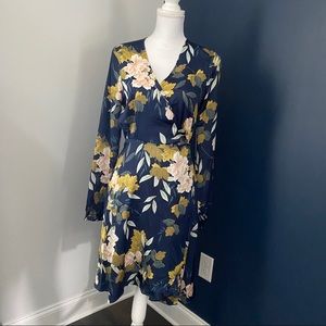 Longsleeve wrap dress